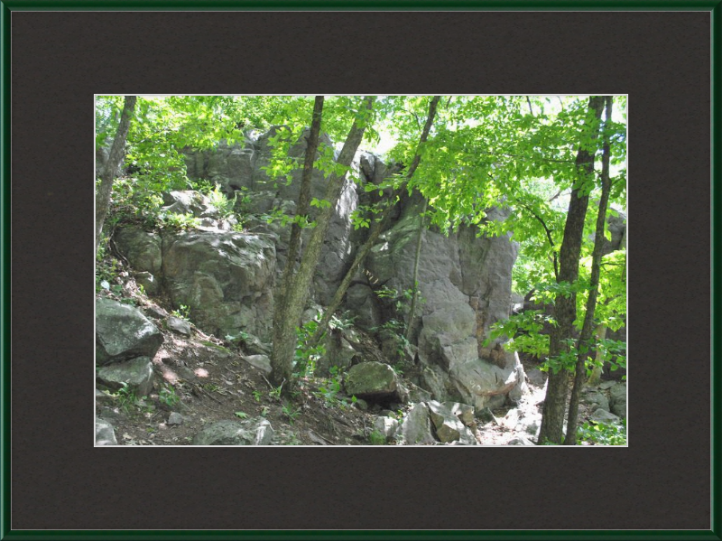 Rocky Crags Framed Print