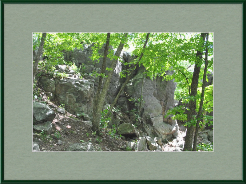 Rocky Crags Framed Print