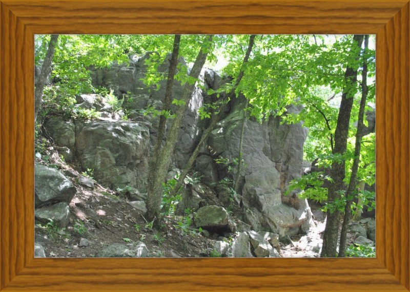 Rocky Crags Framed Print