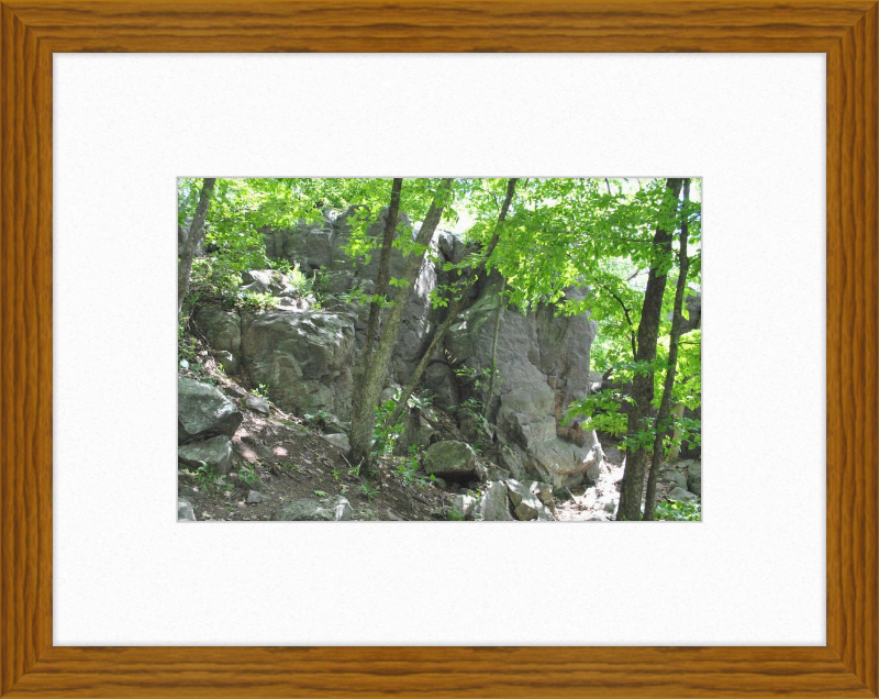 Rocky Crags Framed Print