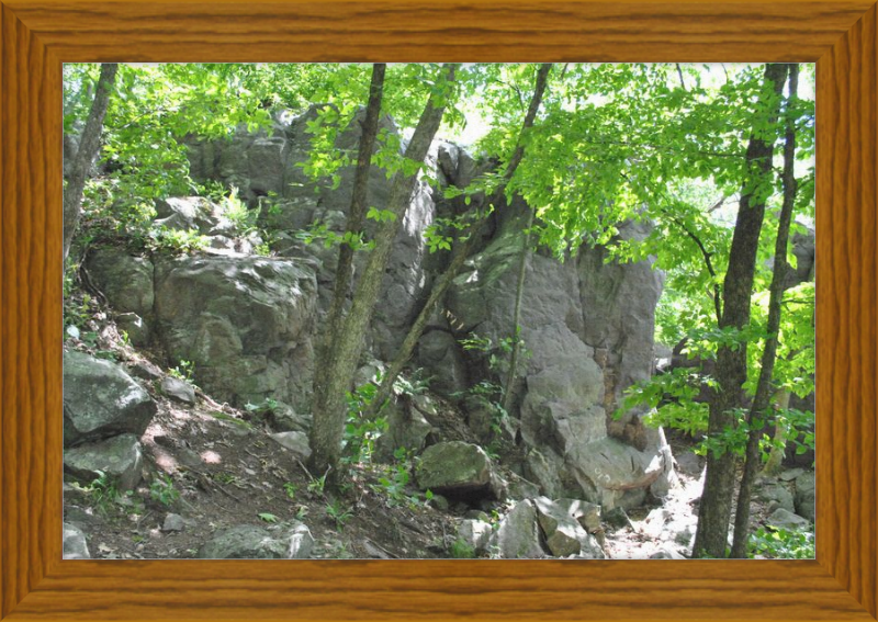 Rocky Crags Framed Print