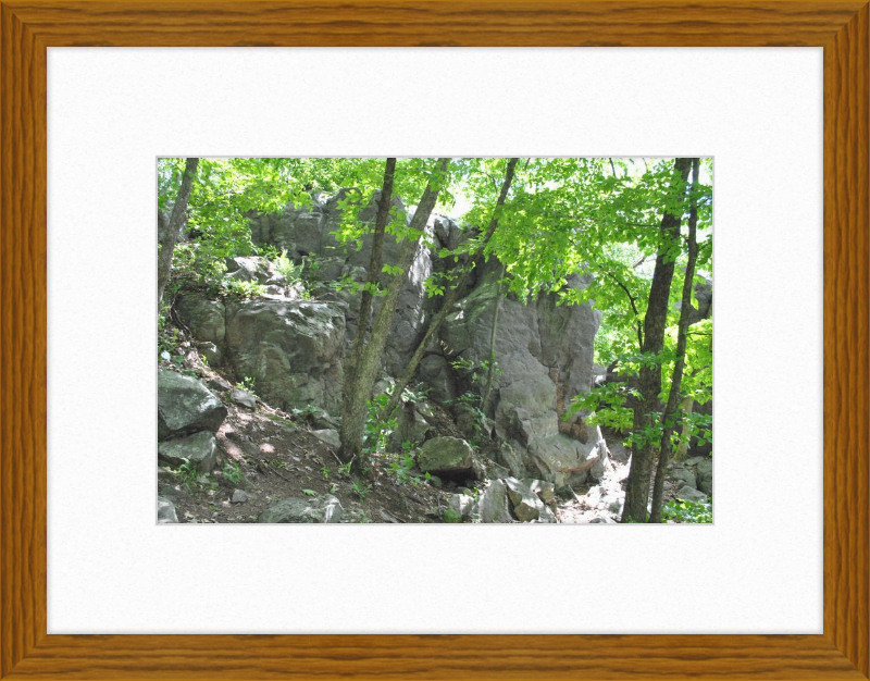 Rocky Crags Framed Print