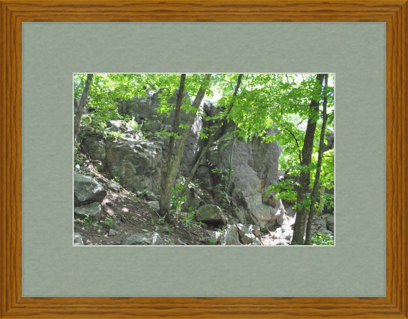 Rocky Crags Framed Print