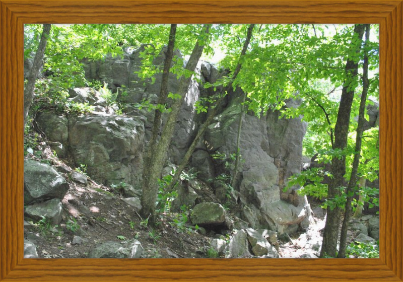 Rocky Crags Framed Print