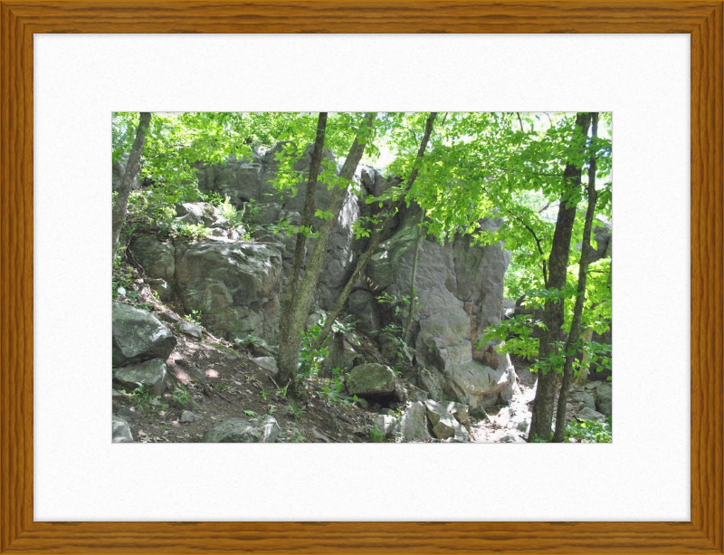 Rocky Crags Framed Print