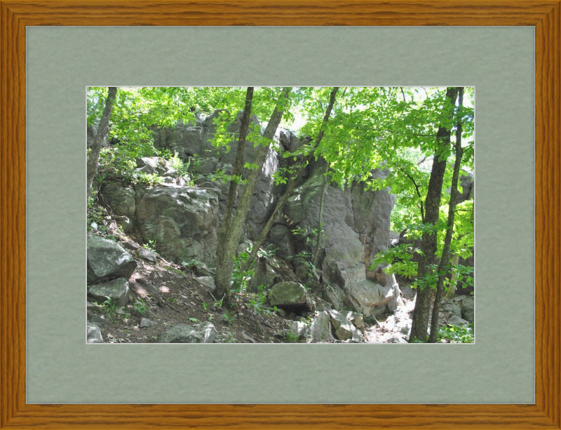 Rocky Crags Framed Print