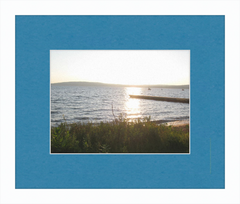 Sunset On lake Superior Framed Print