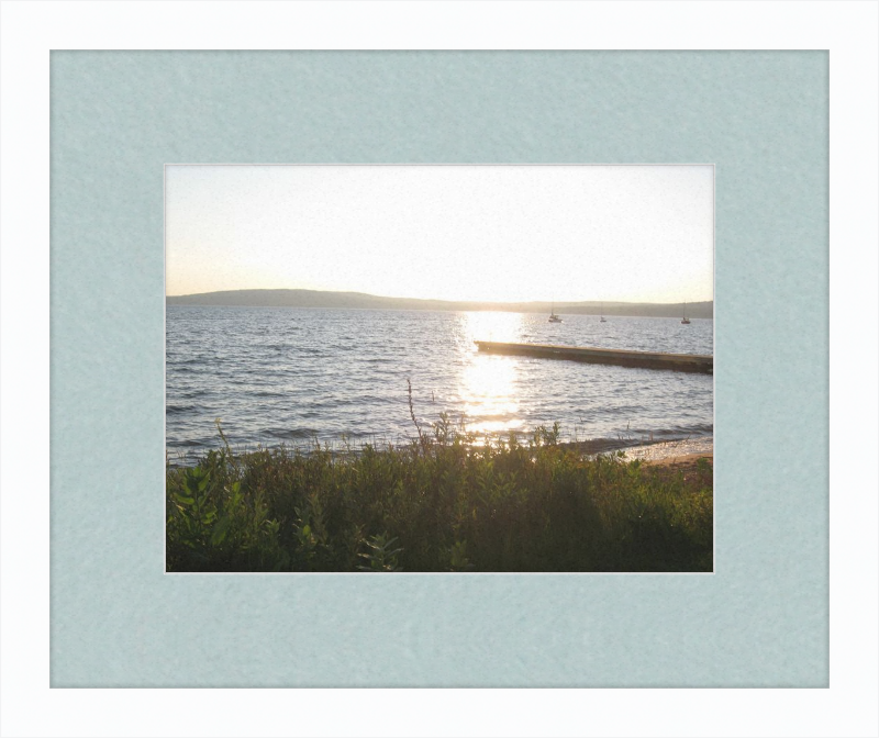 Sunset On lake Superior Framed Print