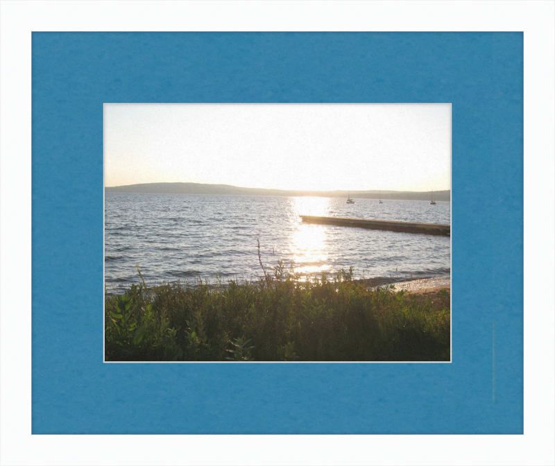 Sunset On lake Superior Framed Print