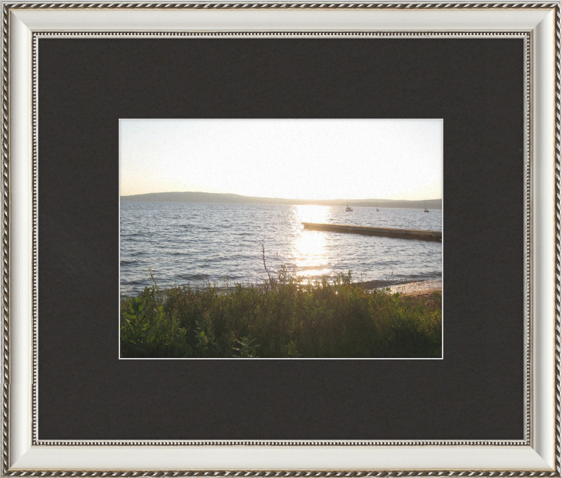 Sunset On lake Superior Framed Print