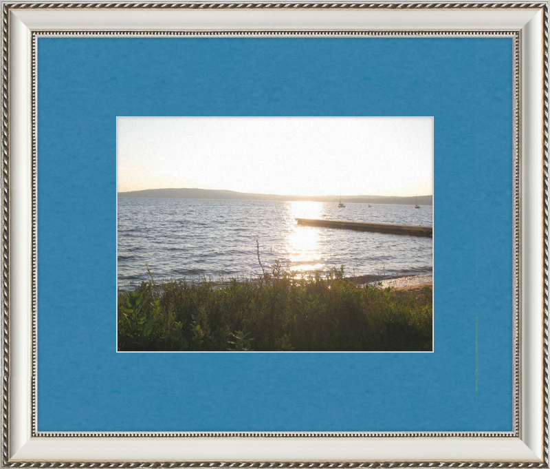 Sunset On lake Superior Framed Print