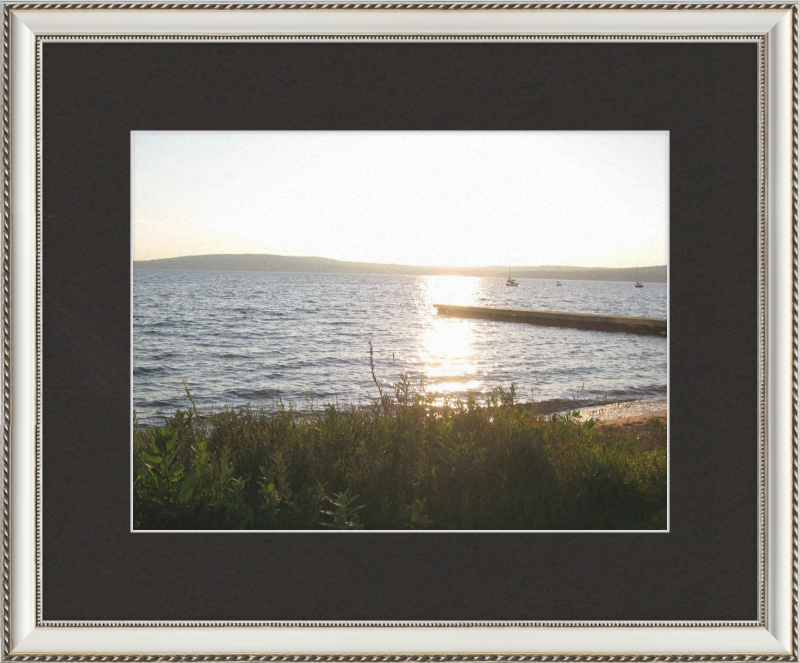 Sunset On lake Superior Framed Print