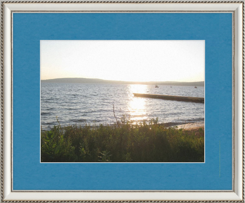 Sunset On lake Superior Framed Print