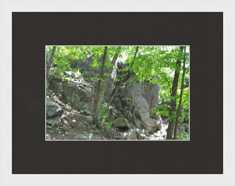 Rocky Crags Framed Print