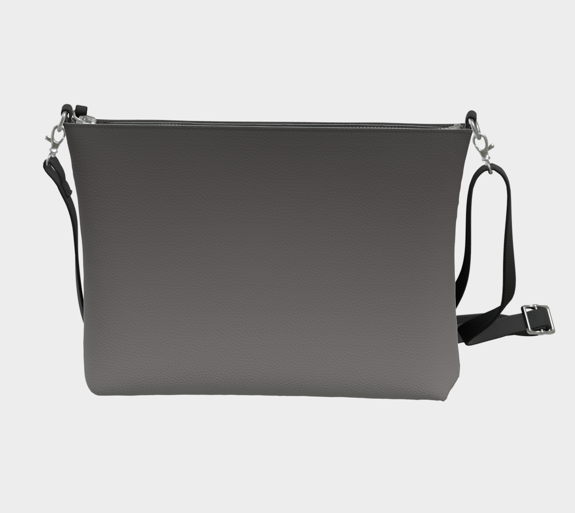 Gray Gradient Vegan Crossbody Purse