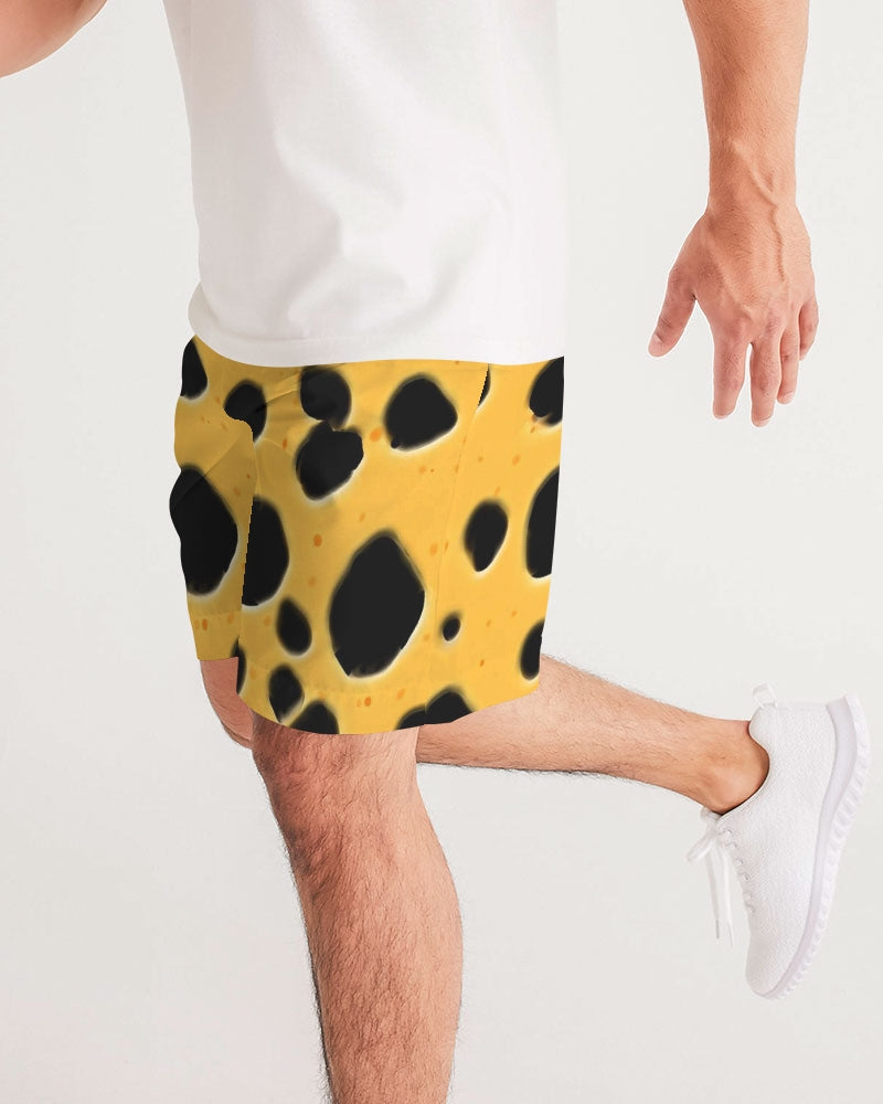 Cheese Men's All-Over Print Jogger Shorts