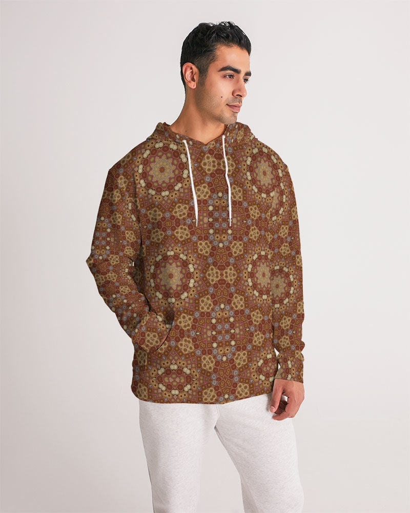 Checkered Star Geometry Men's All-Over Print Hoodie