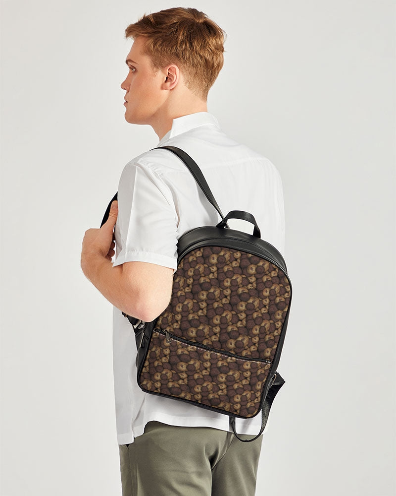 Chocolate Chip Cookies Classic Faux Leather Backpack