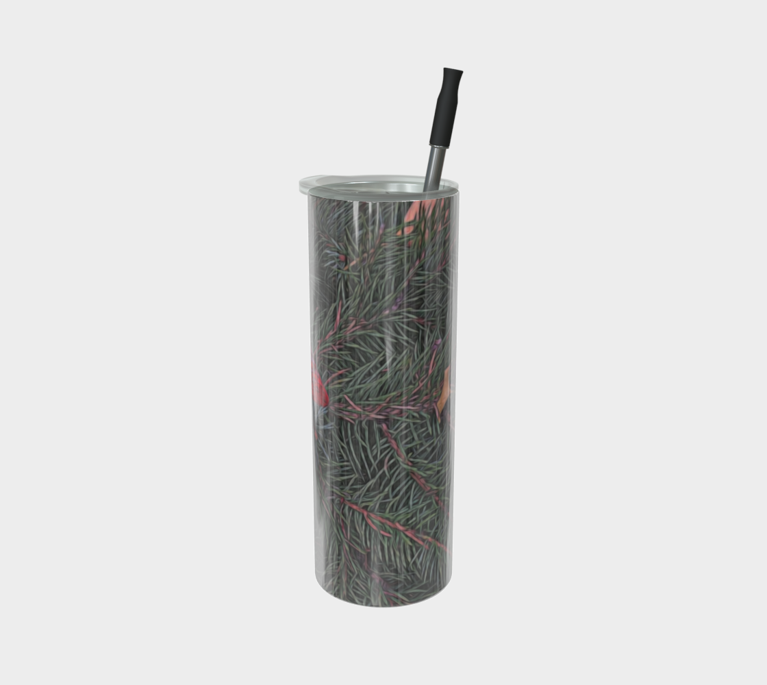 Christmas Lights On The Tree Stainless Steel Tumbler