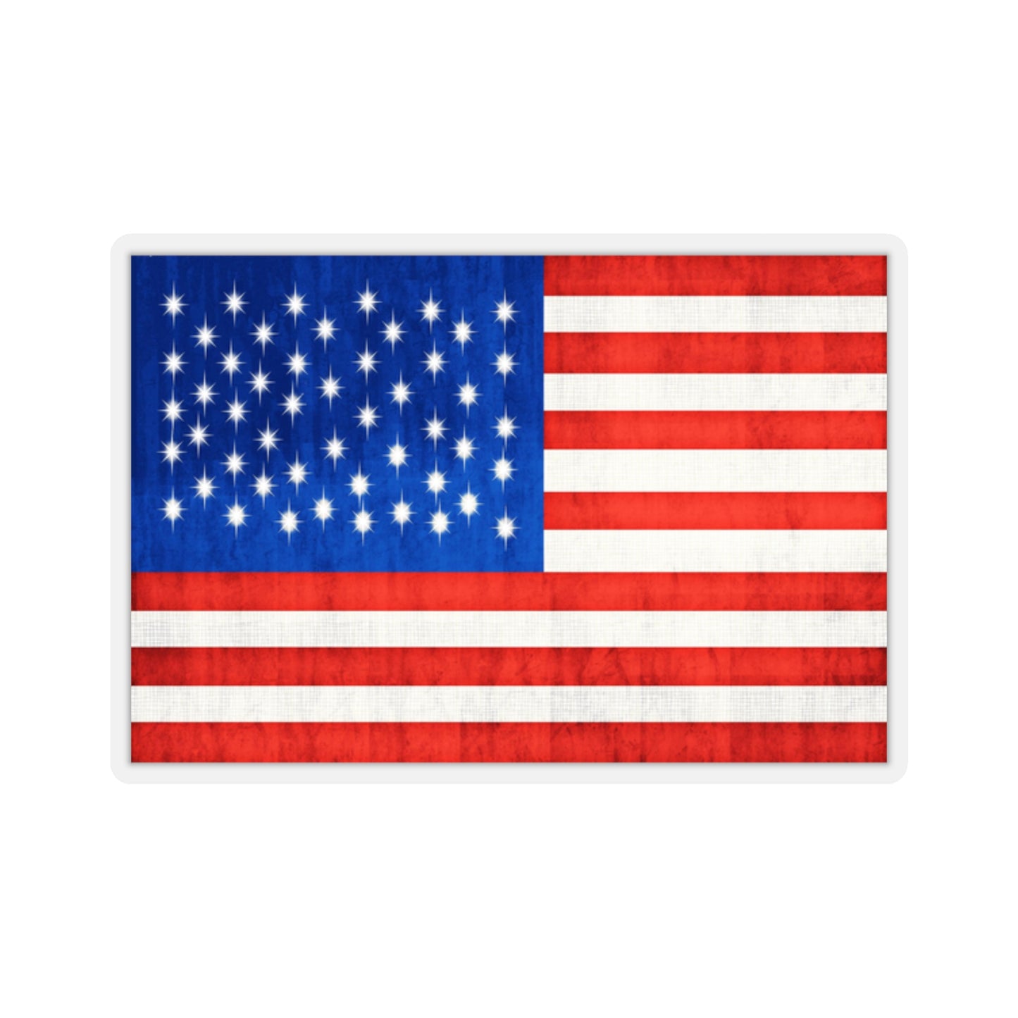 American Flag Kiss-Cut Stickers