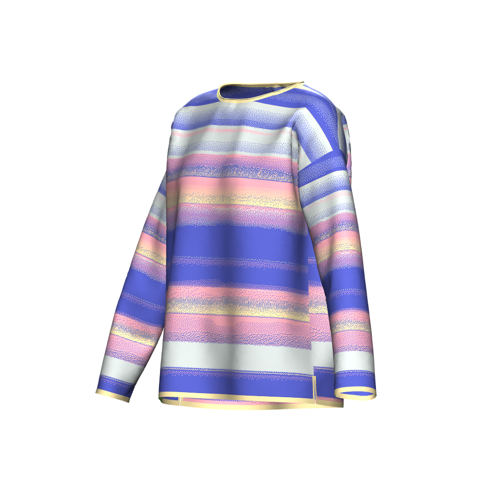 Cotton Candy Stripes Sweater