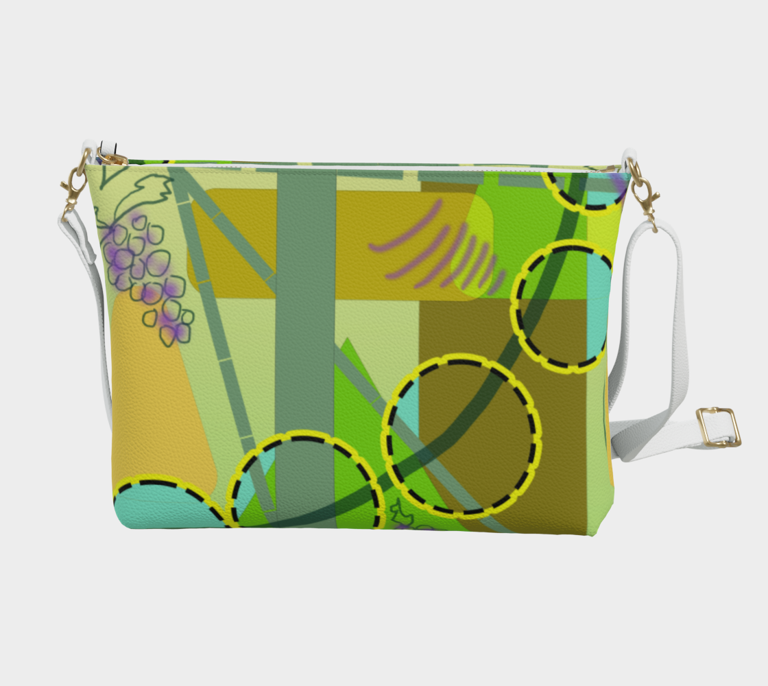 Driving To Get Fruit Vegan Crossbody Purse