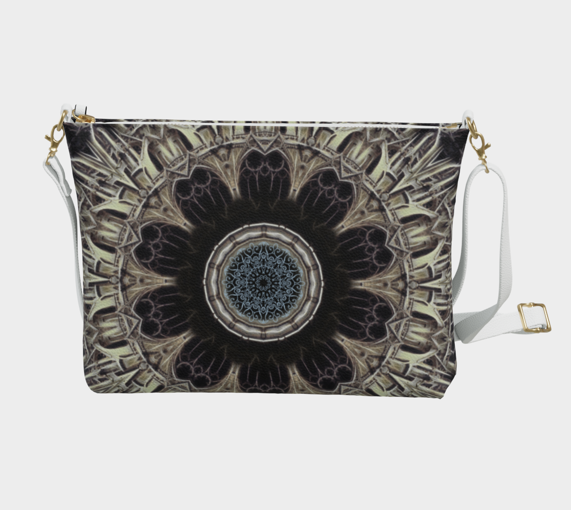 Cathedral Kaleidoscope Vegan Crossbody Purse