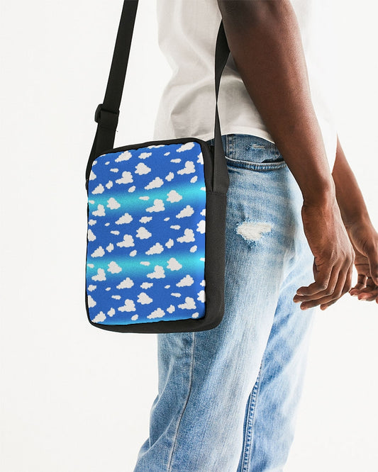 Clouds Pattern Messenger Pouch