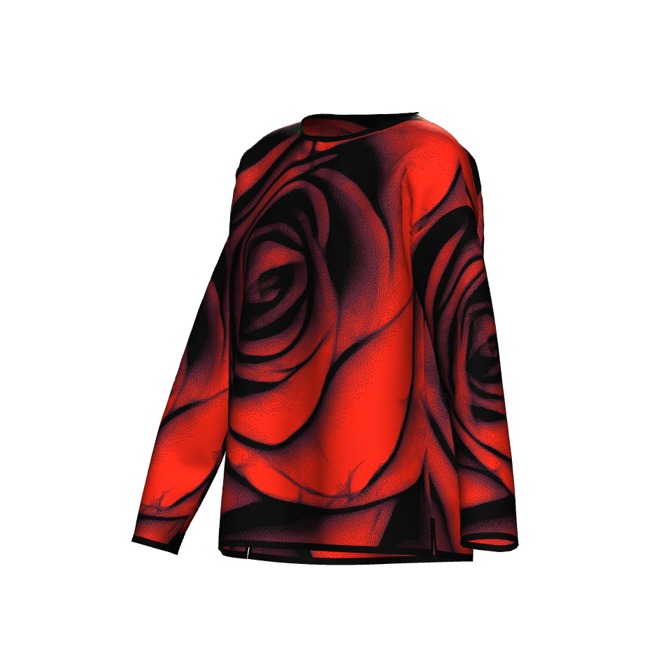 Reddest Rose Sweater