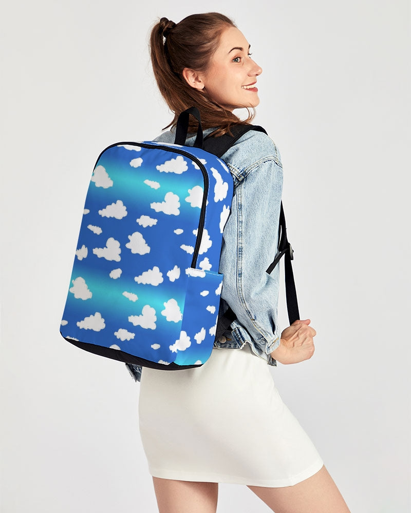 Clouds Pattern Back To Basics School Backpack