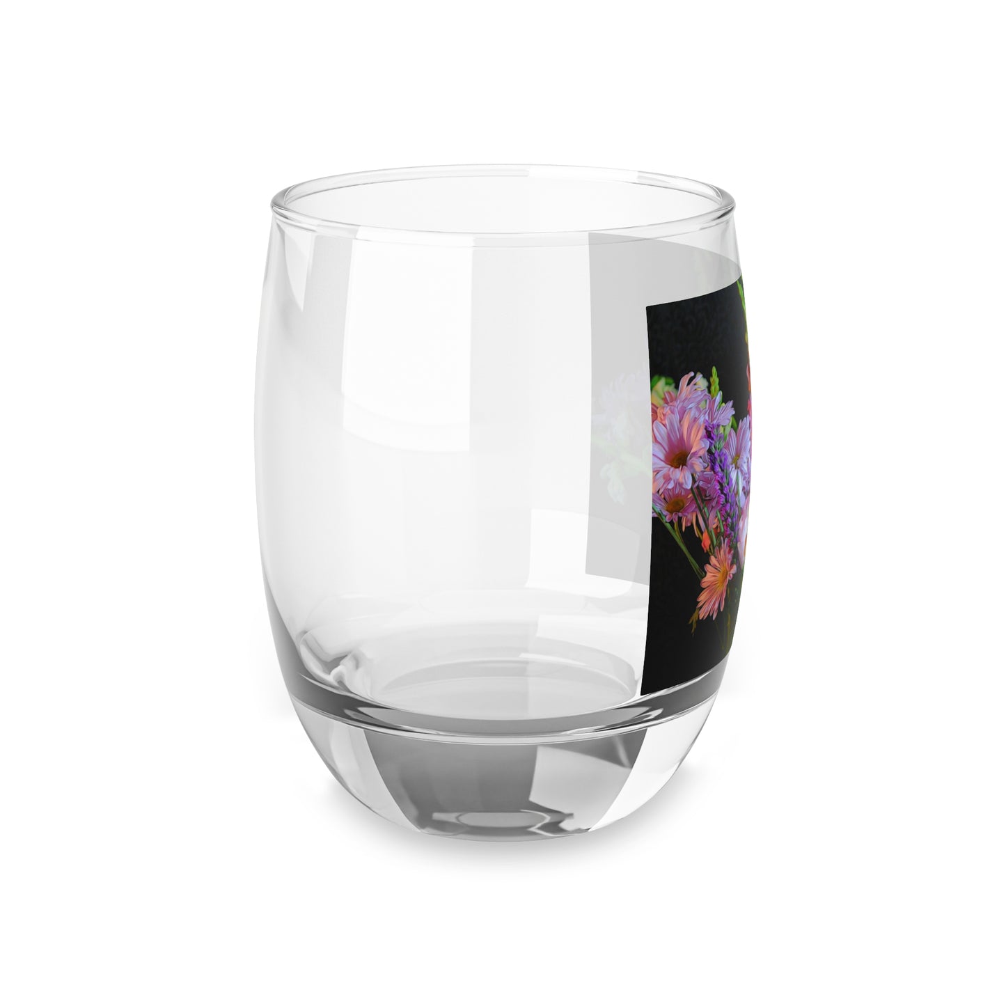 Flowers 15 Whiskey Glass