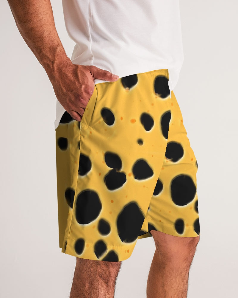 Cheese Men's All-Over Print Jogger Shorts