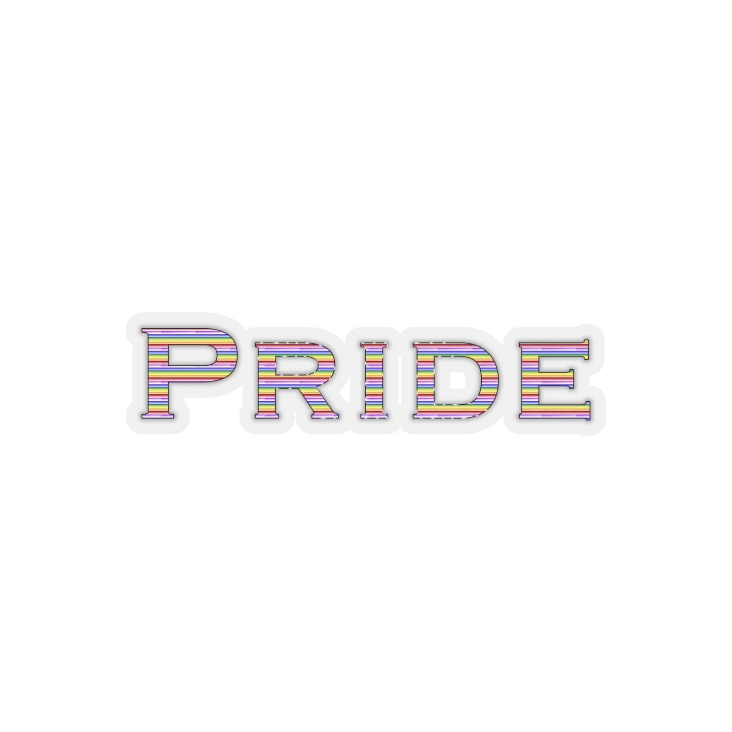 Rainbow Pride Kiss-Cut Stickers