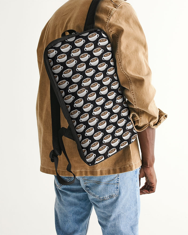 Coffee Pattern Slim Tech Backpack