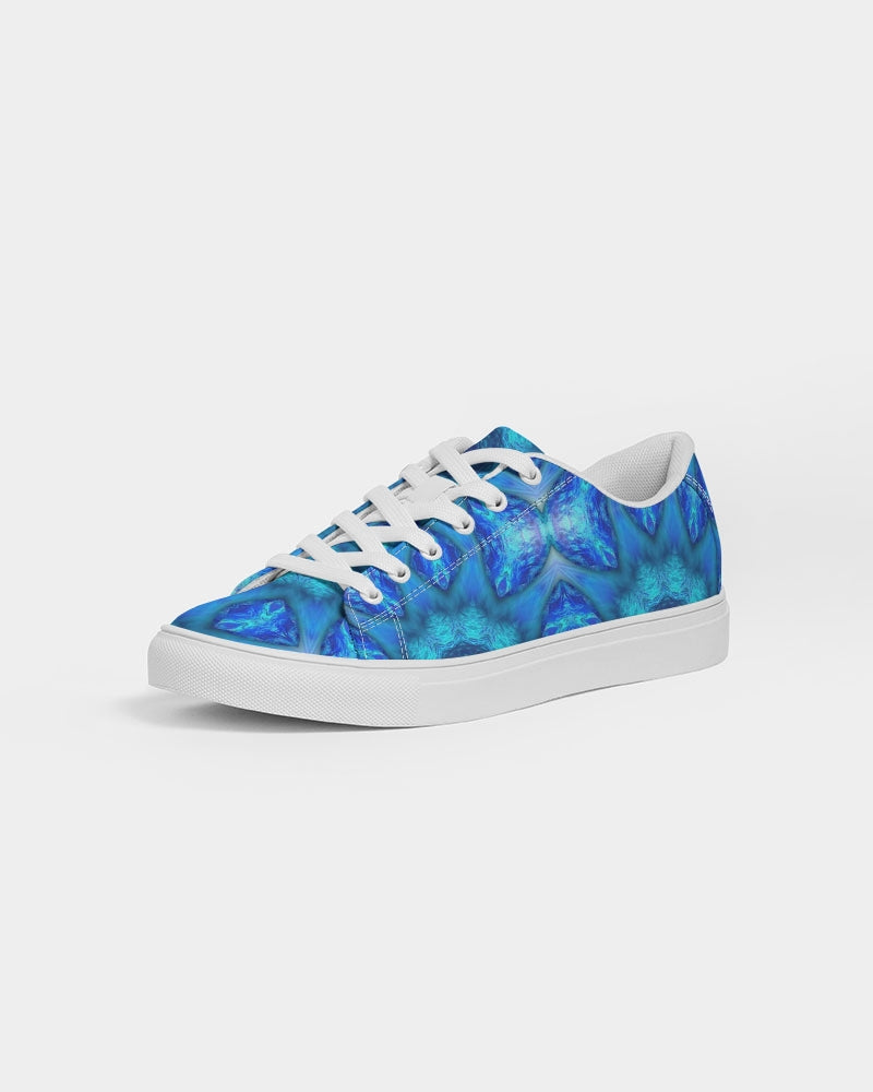 Blue Ocean Kaleidoscope Women's Faux-Leather Sneaker