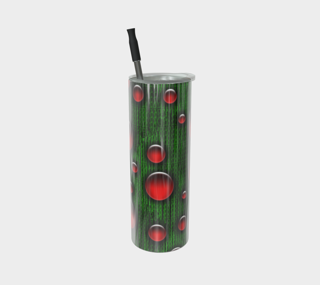 Binary Christmas Stainless Steel Tumbler