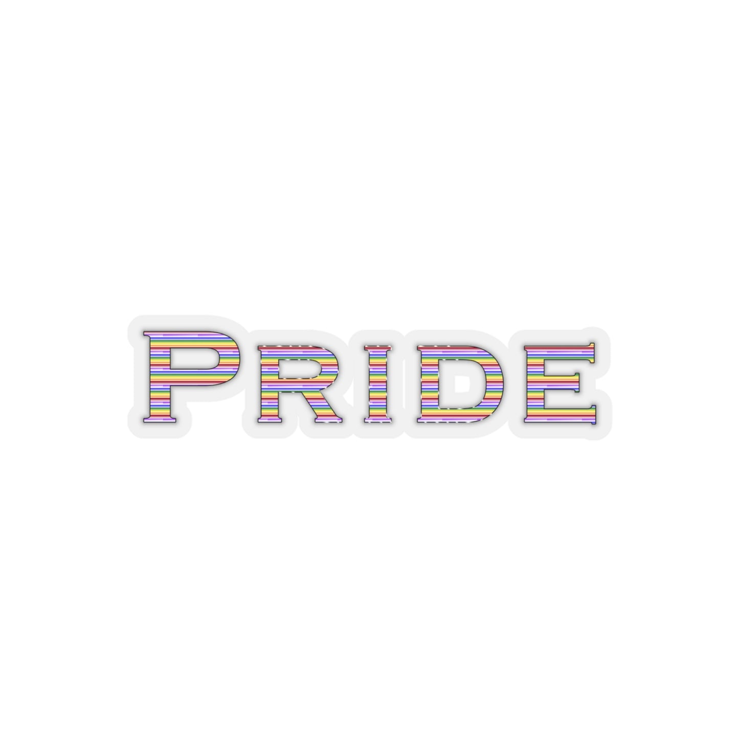 Rainbow Pride Kiss-Cut Stickers