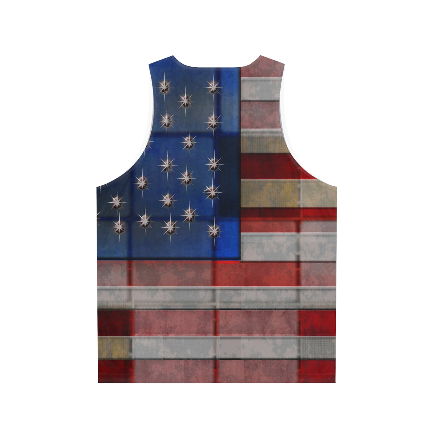 American Flag Quilt Unisex Tank Top (AOP)