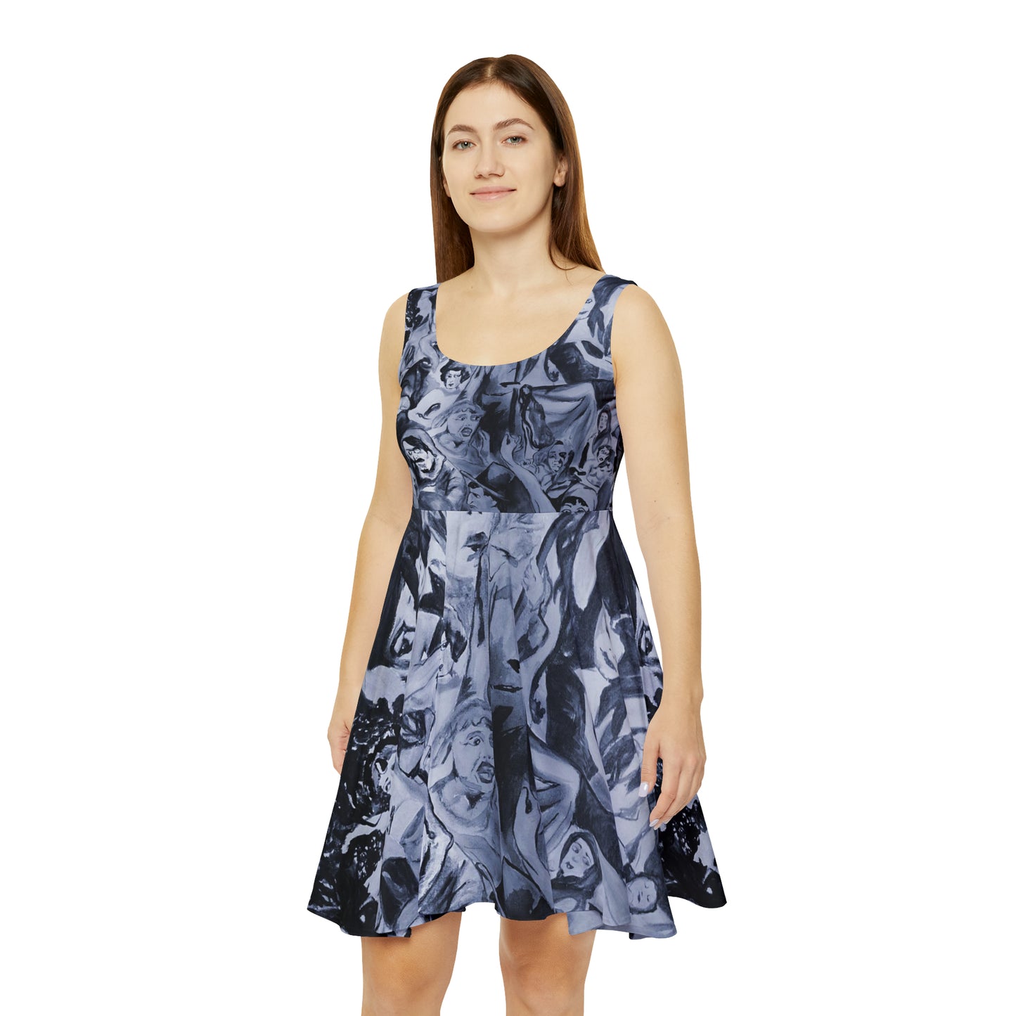 Silents Women's Skater Dress (AOP)