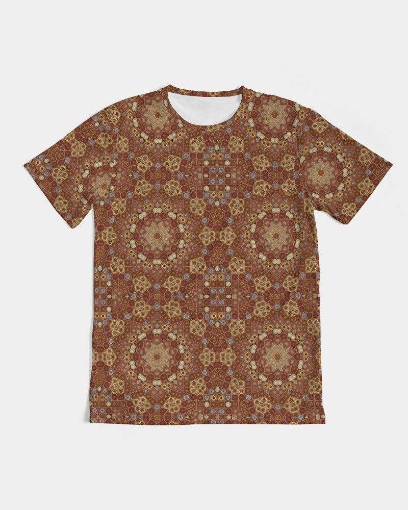 Checkered Star Geometry Men's All-Over Print Tee