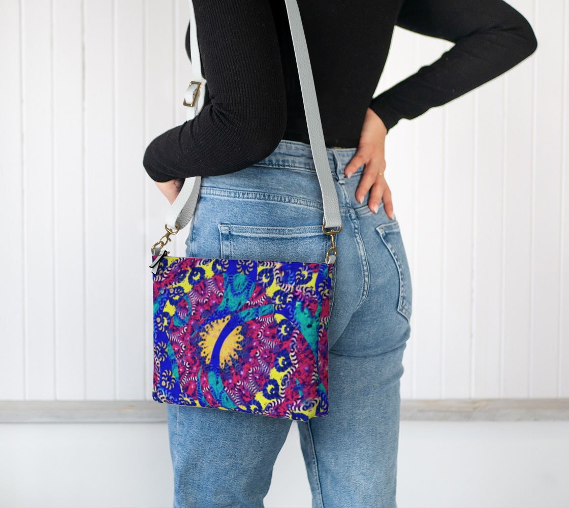 Caribbean Grafiti Vegan Crossbody Purse