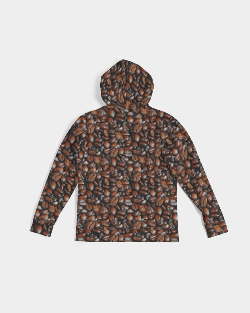 Coffee Bean Pattern Men's All-Over Print Hoodie