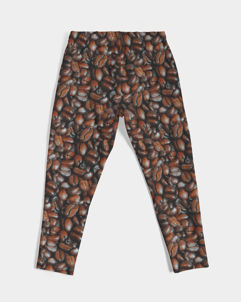 Coffee Bean Pattern Men's All-Over Print Joggers