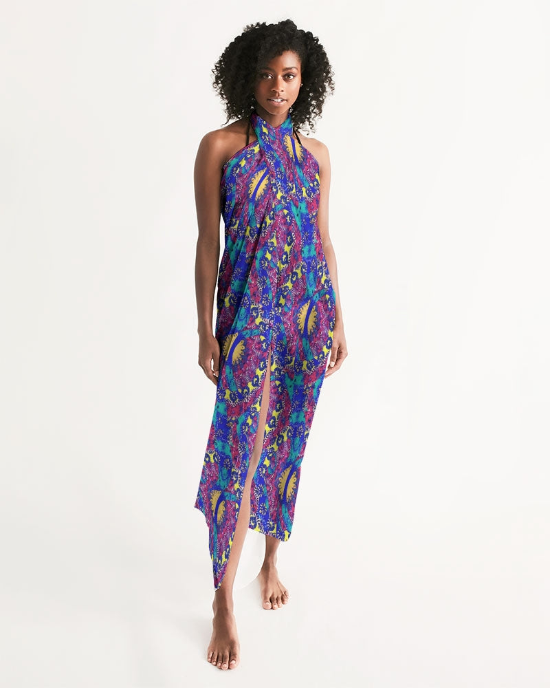 Caribbean Grafitti All-Over Print Swim Cover Up