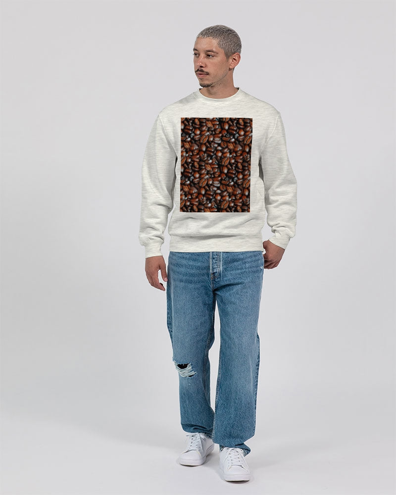 Coffee Bean Pattern Unisex Premium Crewneck Sweatshirt | Lane Seven