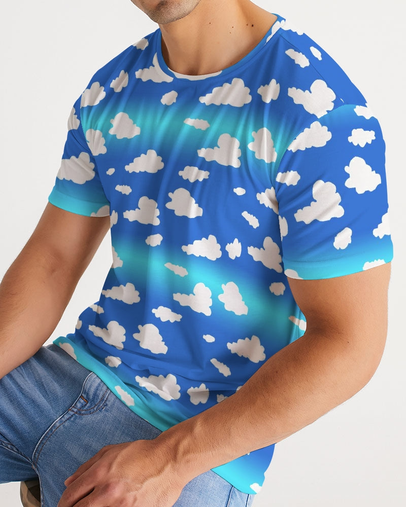 Clouds Pattern Men's All-Over Print Tee