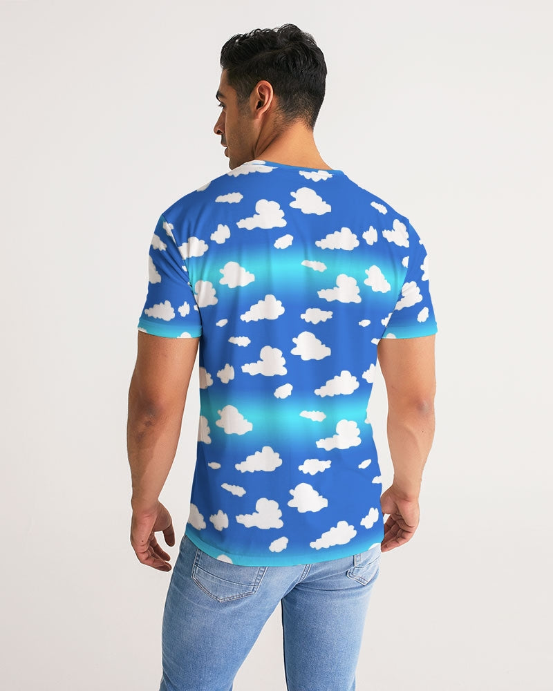 Clouds Pattern Men's All-Over Print Tee