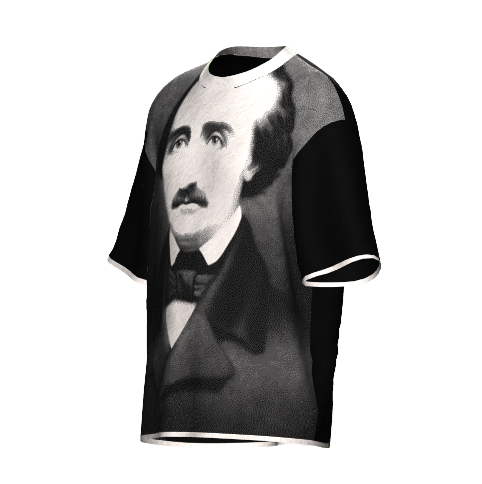 Edgar Allen Poe Crew Neck Knit Short Sleeve Sweater