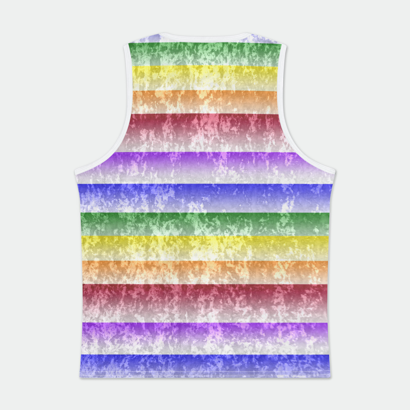 Pride Rainbow Mens Velvet Tank Top