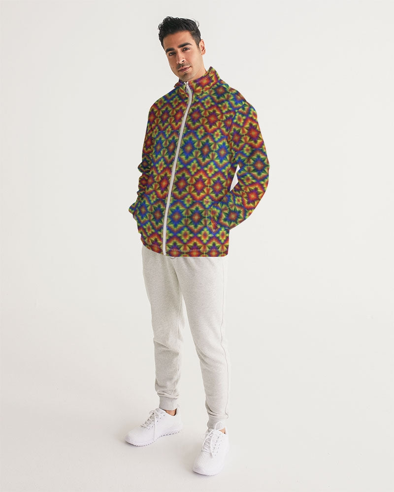 Carnival Kaleidoscope Men's All-Over Print Windbreaker